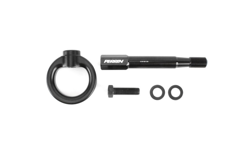 Perrin 22+ BRZ/GR86 Tow Hook Kit (Front) - Black - PSP-BDY-236BK