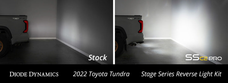 Diode Dynamics 2022 Toyota Tundra C2 Sport Stage Series Reverse Light Kit - DD7404 for 2022-2025 Toyota Tundra - angle view