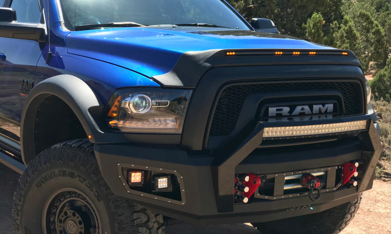 AVS 21-23 Ford Bronco 2/4Dr. Excl. Raptor Aeroskin Lightshield Hood Protector - Black - 753183