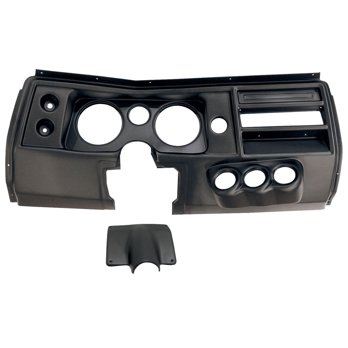 Autometer 1968 Chevrolet Chevelle No Vent Direct Fit Gauge Panel 5in x2 / 2-1/16in x4 - 2903