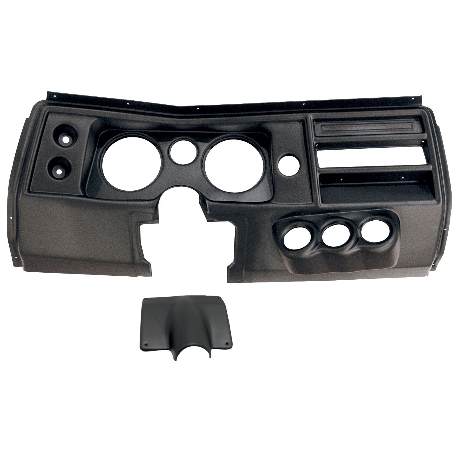 Autometer 1968 Chevrolet Chevelle No Vent Direct Fit Gauge Panel 5in x2 / 2-1/16in x4 - 2903