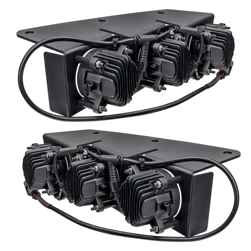 ORACLE Lighting 21-22 Ford Bronco Triple LED Fog Light Kit for Steel Bumper - White SEE WARRANTY - 5890-001