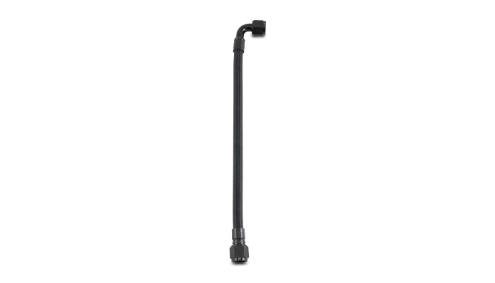 Vibrant 12in PTFE Hose Assy w/8AN Female Fittings Straight/90 Deg - 29070