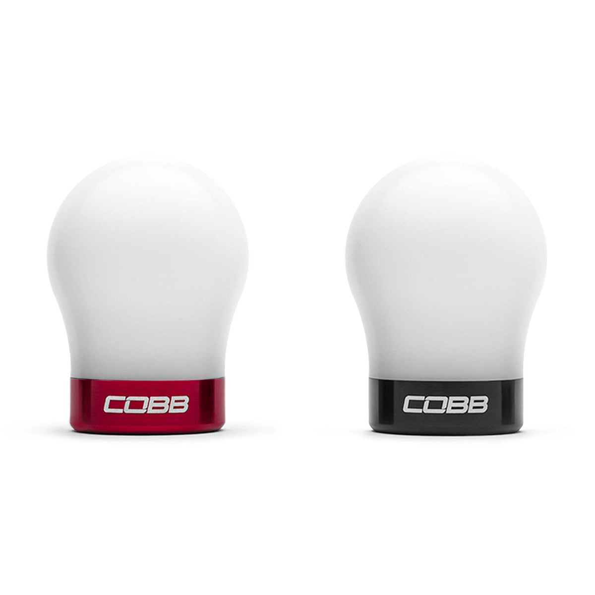 Cobb 12-16 FR-S / 2012+ BRZ / 2017+ GR86 / Focus ST+RS / Fiesta ST Short Weighted COBB Knob - White - 291360-W