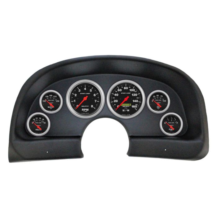Autometer Sport-Comp Direct Fit Dash Kit 93-02 Chevy Camaro (2 x 3-3/8in. / 4 x 2-1/16in.) - 2930-11