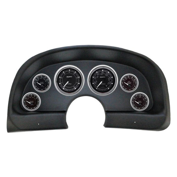Autometer Chrono Chrome Direct Fit Dash Kit 93-02 Chevy Camaro (2 x 3-3/8in. / 4 x 2-1/16in.) - 2930-15
