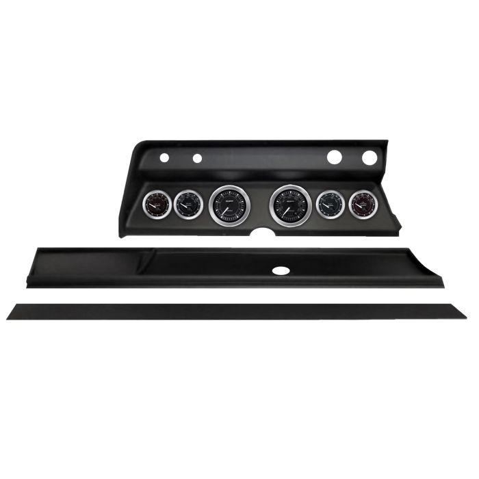 Autometer Chrono Direct Fit Dash Kit 1966 Chevy Chevelle (2 x 3-3/8in. / 4 x 2-1/16in.) - 2931-04
