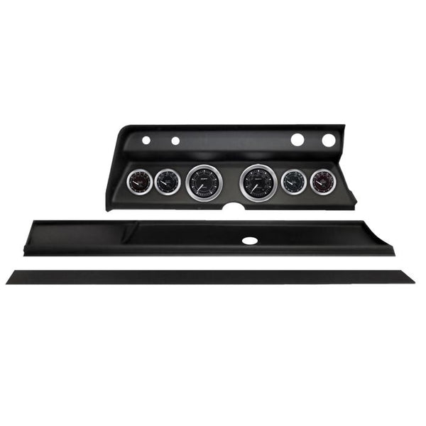 Autometer Chrono Direct Fit Dash Kit 1966 Chevy Chevelle (2 x 3-3/8in. / 4 x 2-1/16in.) - 2931-04