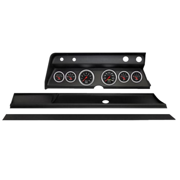 Autometer Sport-Comp Direct Fit Dash Kit 1967 Chevy Chevelle (2 x 3-3/8in. / 4 x 2-1/16in.) - 2932-11