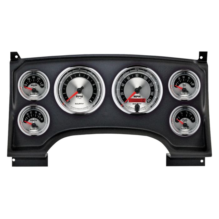 Autometer American Muscle Direct Fit Dash Kit 94-97 Chevy S10 Truck (2 x 3-3/8in. / 4 x 2-1/16in.) - 2933-01