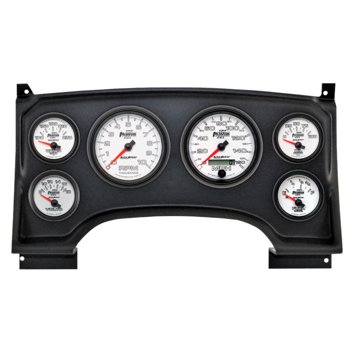 Autometer Phantom II Direct Fit Dash Kit 94-97 Chevy S10 Truck (2 x 3-3/8in. / 4 x 2-1/16in.) - 2933-10