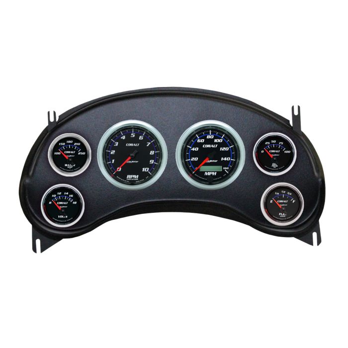 Autometer Cobalt Direct Fit Dash Kit 98-04 Chevy S10 Truck (2 x 3-3/8in. / 4 x 2-1/16in.) - 2934-05