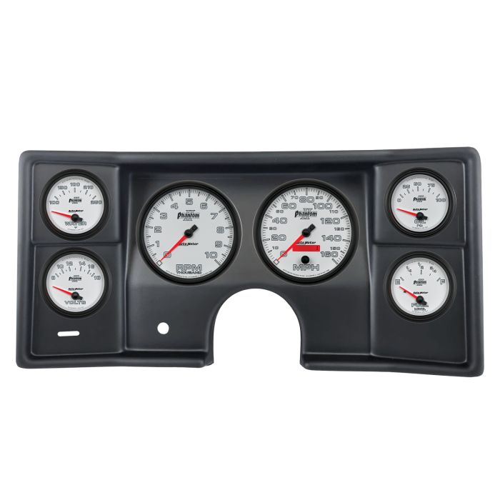 Autometer Phantom II Direct Fit Dash Kit 78-81 Malibu / El Camino / Montecarlo (2 x 5in/4 x 2-5/8in) - 2935-10