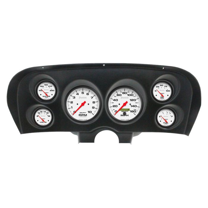 Autometer Phantom Direct Fit Dash Kit 69-70 Ford Mustang (2 x 5in. / 4 x 2-5/8in.) - 2936-09