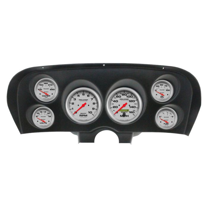 Autometer Ultra-Lite Direct Fit Dash Kit 69-70 Ford Mustang (2 x 5in. / 4 x 2-5/8in.) - 2936-13