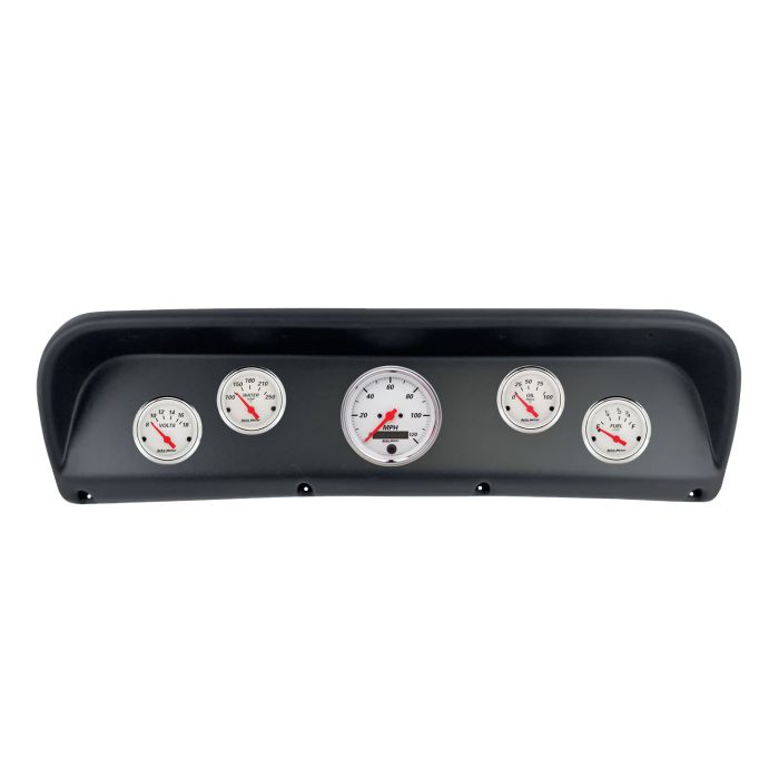 Autometer Arctic White Direct Fit Dash Kit 67-72 Ford F100 (1 x 3-3/8in. / 4 x 2-1/16in.) - 2937-03