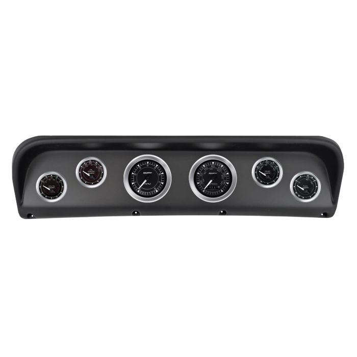Autometer Chrono Direct Fit Dash Kit 67-72 Ford F100 (2 x 3-3/8in. / 4 x 2-1/16in.) - 2938-04
