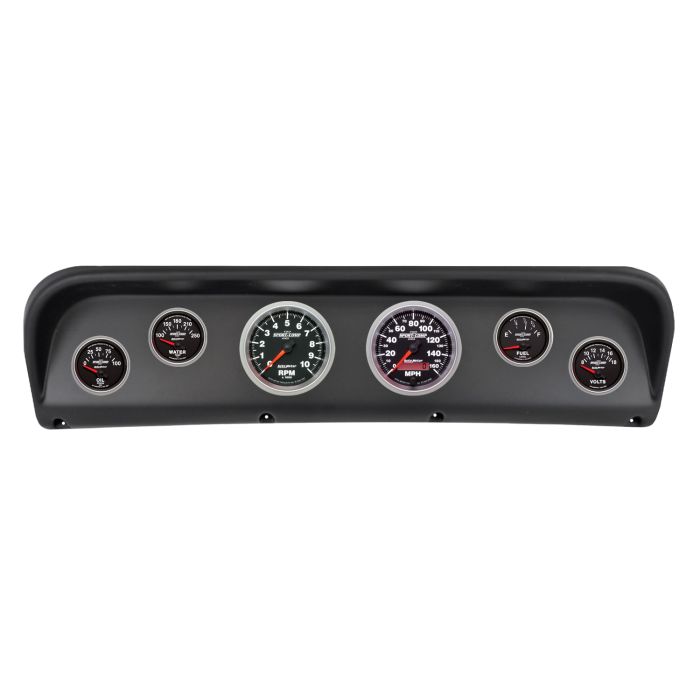 Autometer Sport-Comp II Direct Fit Dash Kit 67-72 Ford F100 (2 x 3-3/8in. / 4 x 2-1/16in.) - 2938-12
