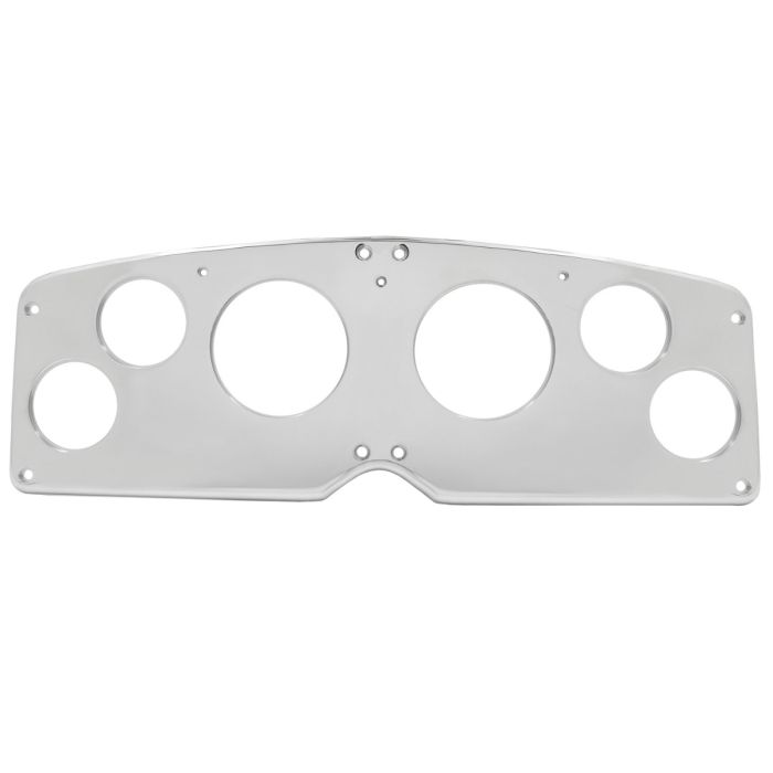 AutoMeter Mounting Solutions 54-55 GMC Truck Billet Panel/Gauge Kit - 3-1/8in. (x2) & 2-1/16in. (x4) - 2939