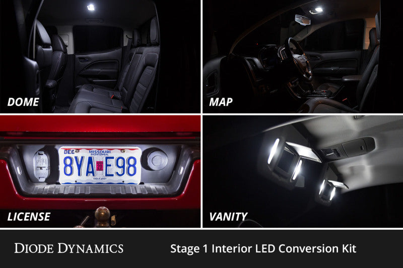 Diode Dynamics 98-06 Chevrolet Silverado Interior LED Kit Cool White Stage 2 - DD0552