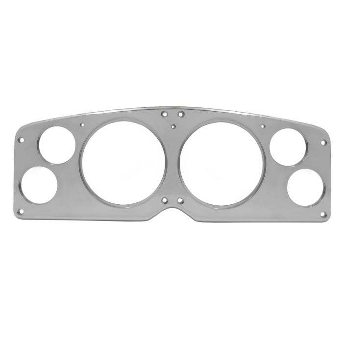 AutoMeter Mounting Solutions 54-55 GMC Truck Billet Panel/Gauge Kit - 5in. (x2) & 2-1/16in. (x4) - 2941