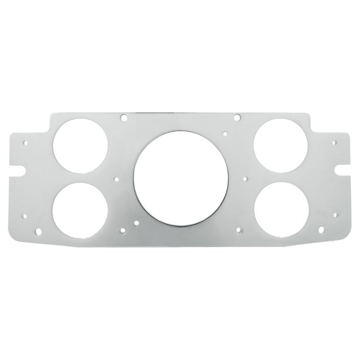 AutoMeter Mounting Sol. 57-60 Ford Truck Billet Panel/Gauge Kit - 3-3/8in. (x1) & 2-1/16in. (x4) - 2956