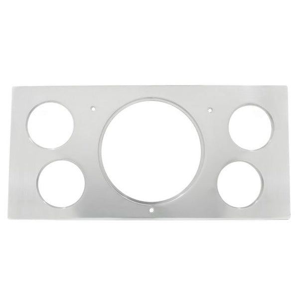 AutoMeter Mounting Solutions 73-79 Ford Truck Billet Panel/Gauge Kit - 5in. (x1) & 2-1/16in. (x4) - 2965