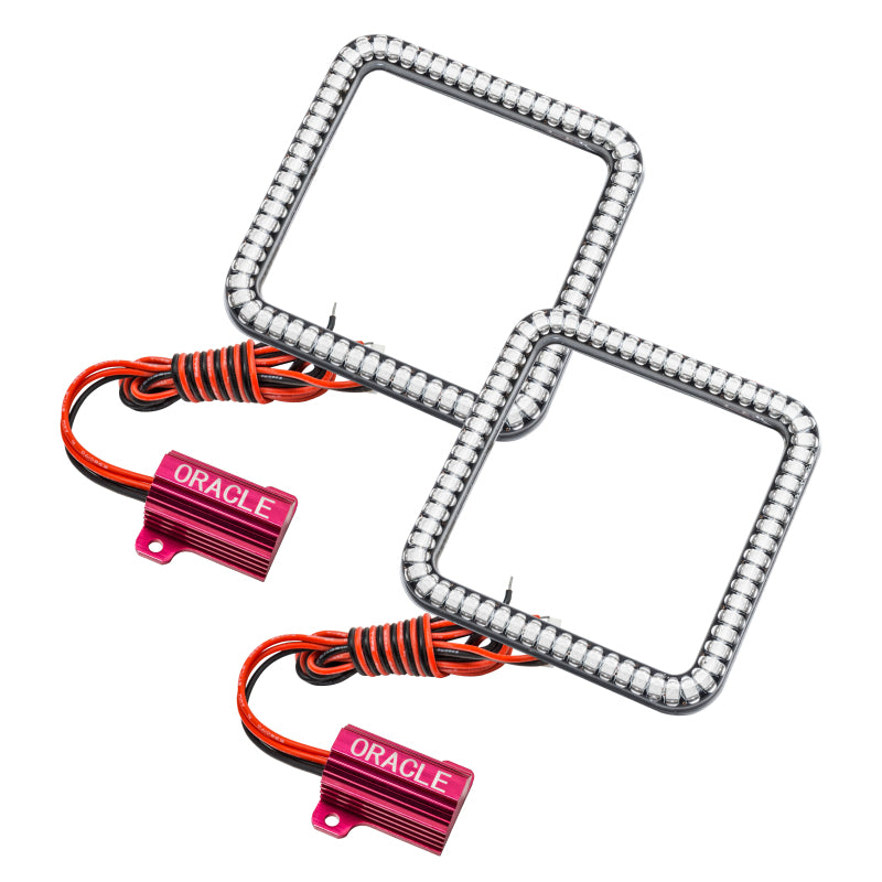 Oracle Ford F-250/350 05-07 LED Fog Halo Kit - White SEE WARRANTY - 1241-001