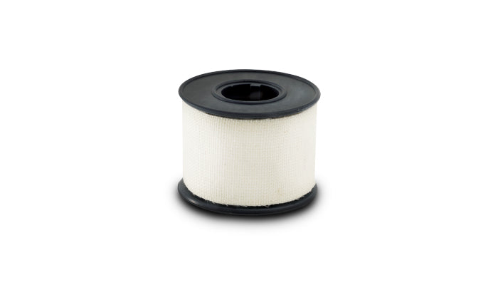 Vibrant 2 Meter (6-1/2 Feet) Roll of White Adhesive Clean Cut Tape - 2970