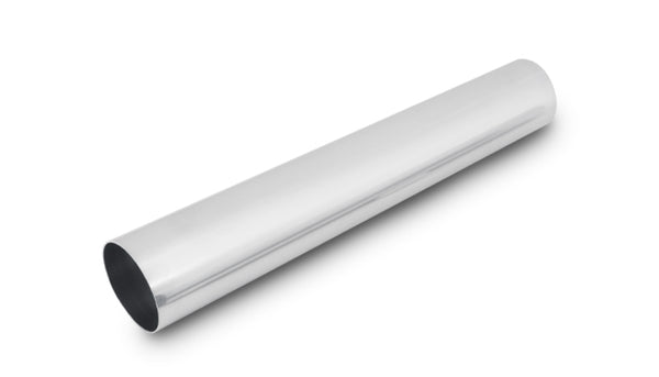 Vibrant 5in OD T6061 Aluminum Straight Tube 18in Long - Polished - 2977
