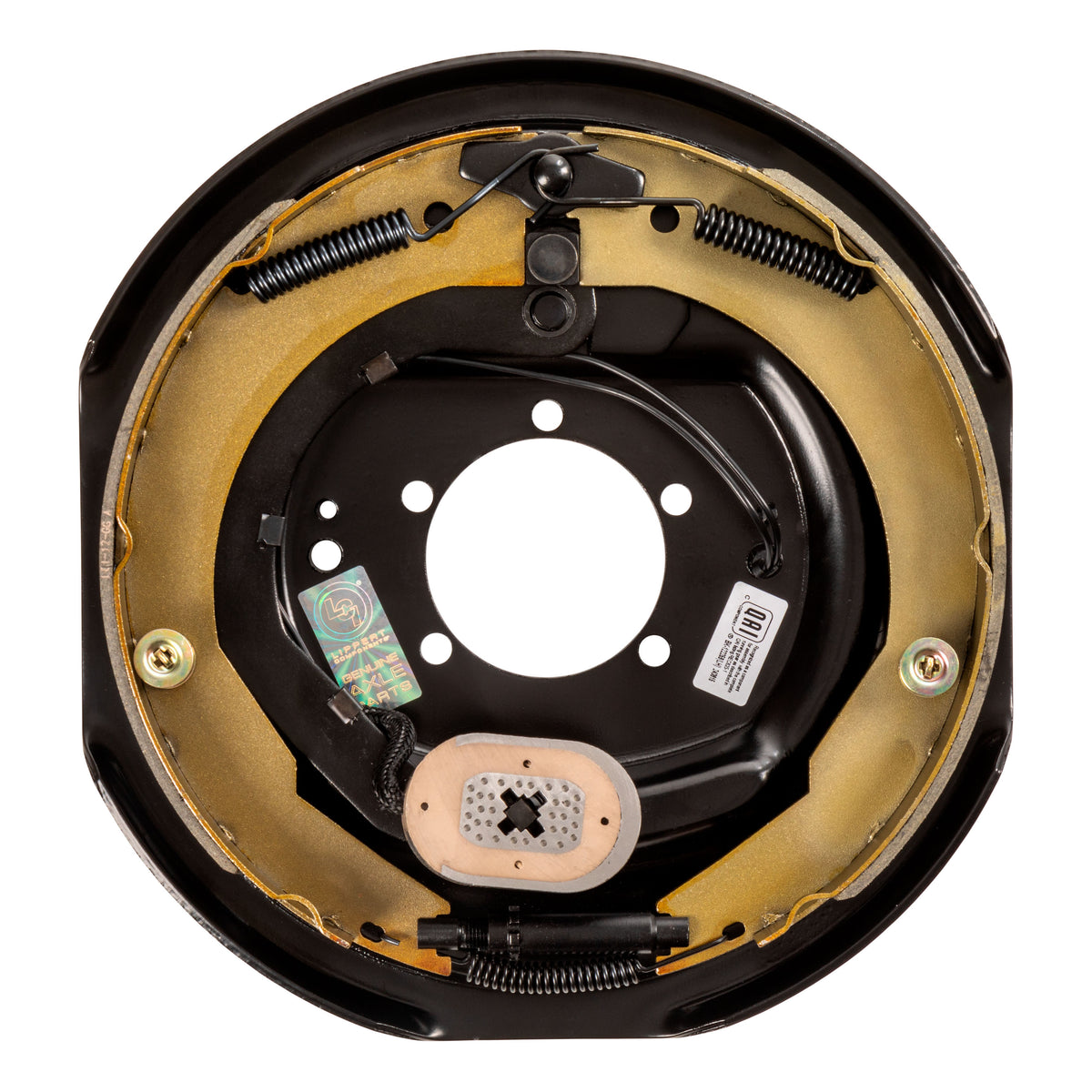 Lippert 298275 Electric Trailer Brake Assembly, 12" x 2" Brake Size, 5 Bolt, 5,200-8,000-lb. Hybrid Axles, Left-Side (Driver)