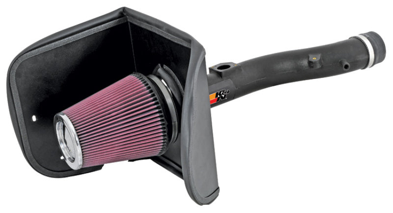 K&N Performance Intake Kit AIRCHARGER; TOYOTA TUNDRA, 4.0L-V6, 2007-08 - 63-9033 for 2007-2010 Toyota Tundra - front view