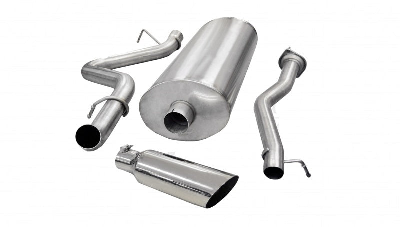 Corsa 2007-2010 Chevrolet Silverado Crew Cab/Std. Bed 2500 6.0L V8 Polished Sport Cat-Back Exhaust - 24894
