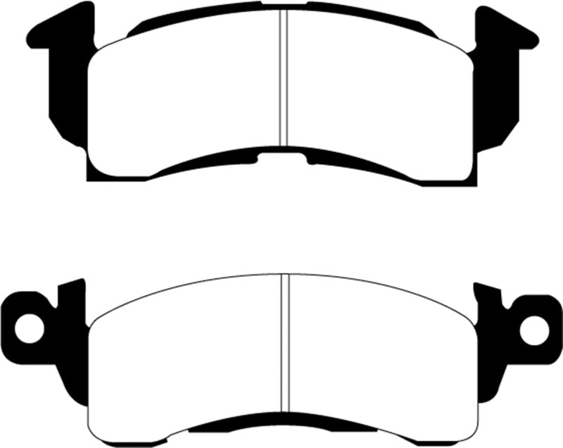 EBC 73-74 Buick Apollo 4.1 Yellowstuff Front Brake Pads - DP41145R