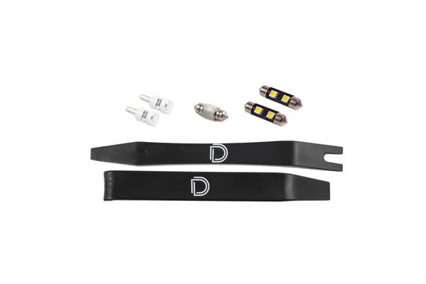 Diode Dynamics 10-14 d Mustang Interior LED Kit Cool White Stage 1 - DD0513 for 2010-2014 Ford Mustang - front view