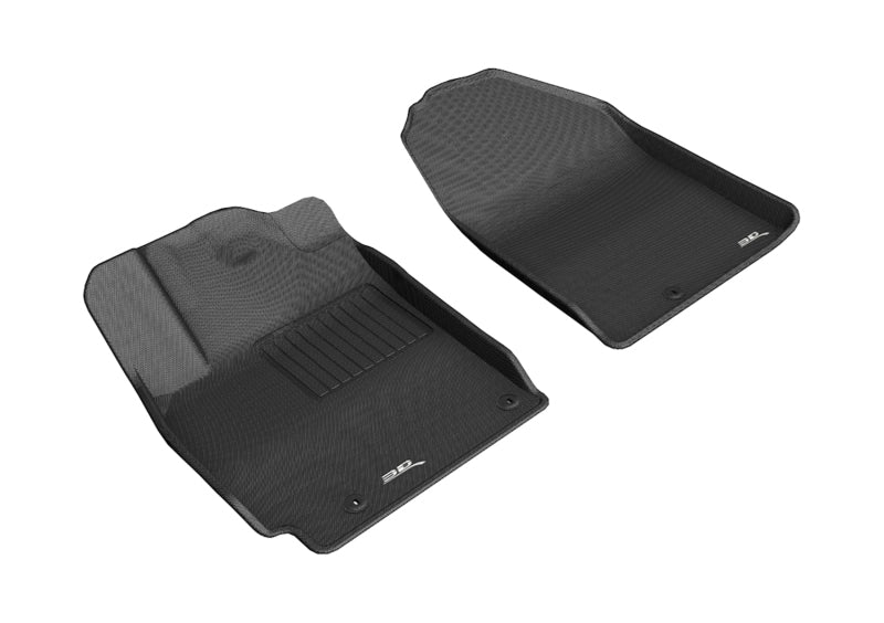 3D MAXpider 2019-2020 Hyundai Veloster Kagu 1st Row Floormat - Black - L1HY08911509