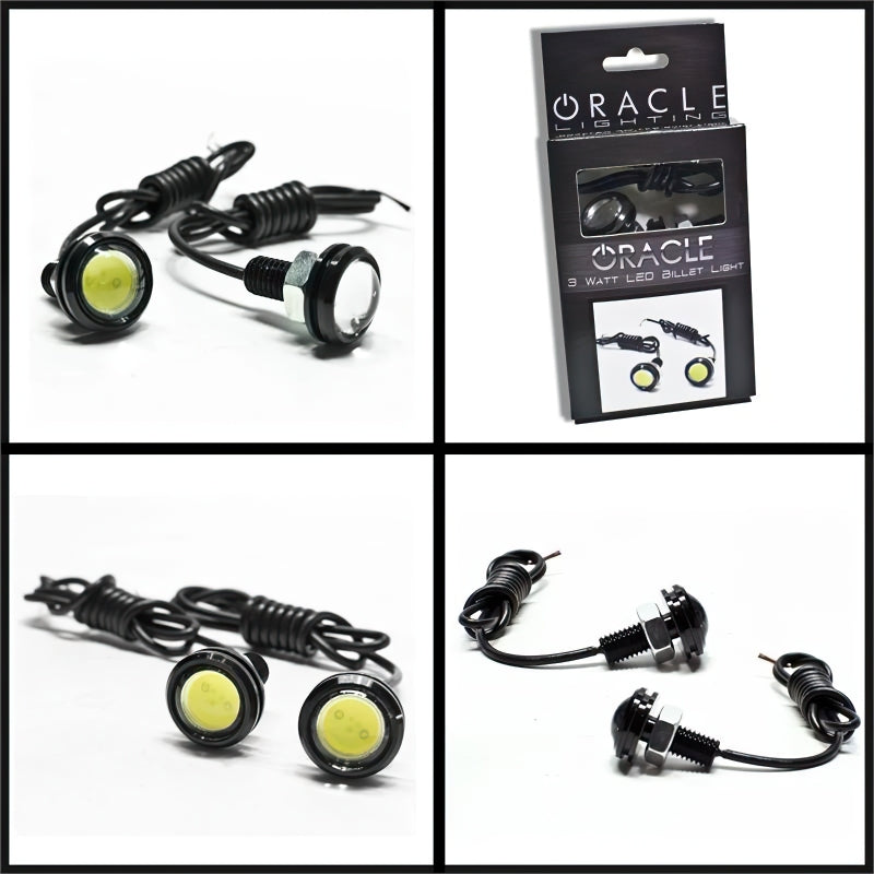 Oracle 3W Universal Cree LED Billet Light - White SEE WARRANTY - 5410-001