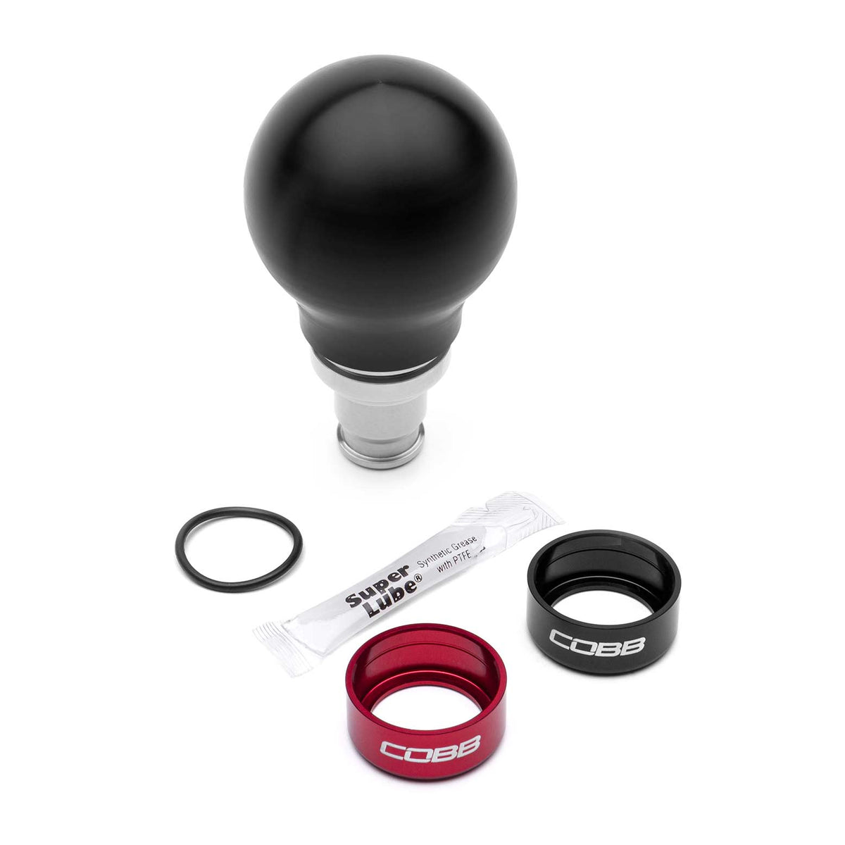 Cobb 17-21 Honda Civic Type R 6-Speed Short Weighted Cobb Knob - Black - 2H1360-BK