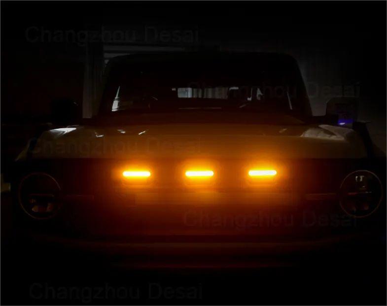 Raptor Racing Gold Series - 21+ Ford Bronco w/High End Grill 3 LED Grill Lights