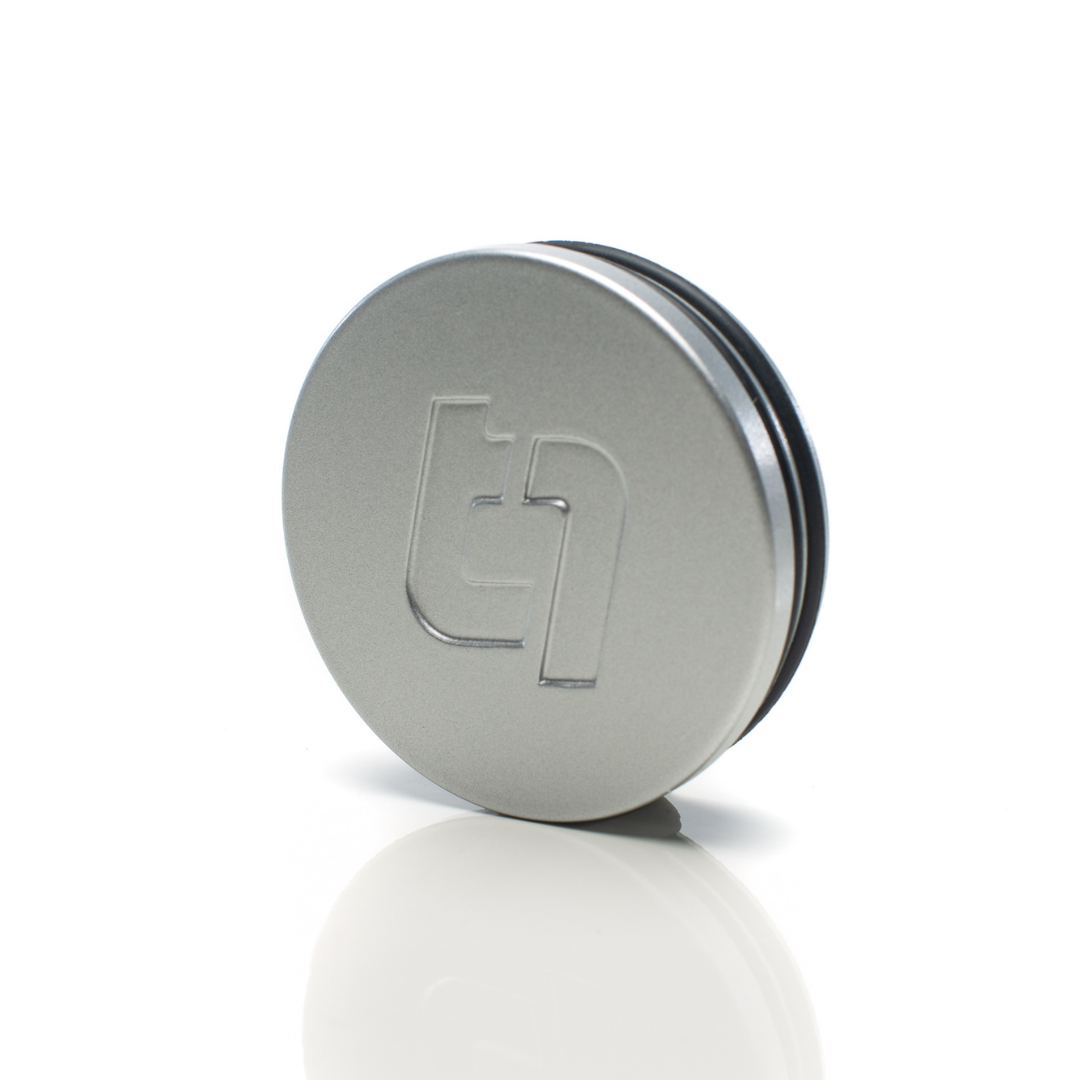 Titan 7 Flat Center Cap - Iridium Silver