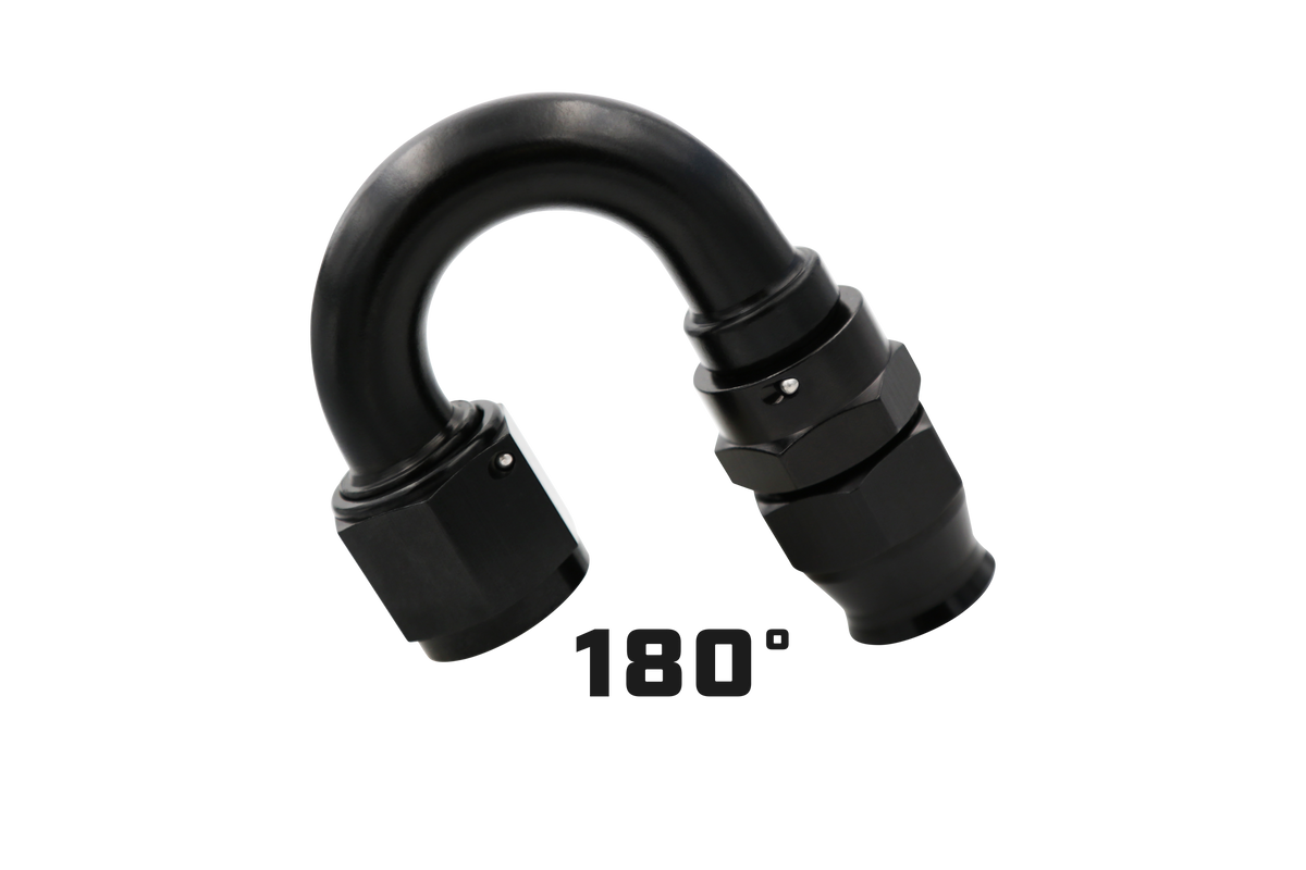 Aeromotive PTFE Hose End - AN-12 - Straight - Black Anodized - 15359