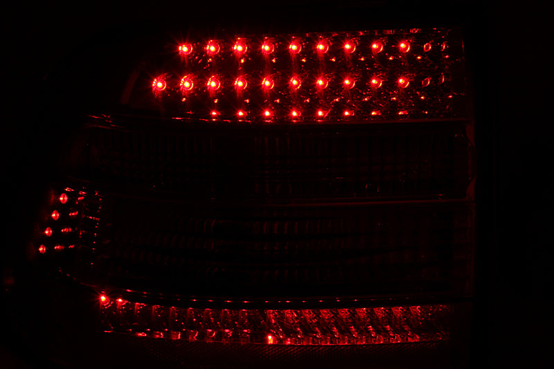 ANZO 2003-2006 Porsche Cayenne LED Taillights Red/Clear - 321170