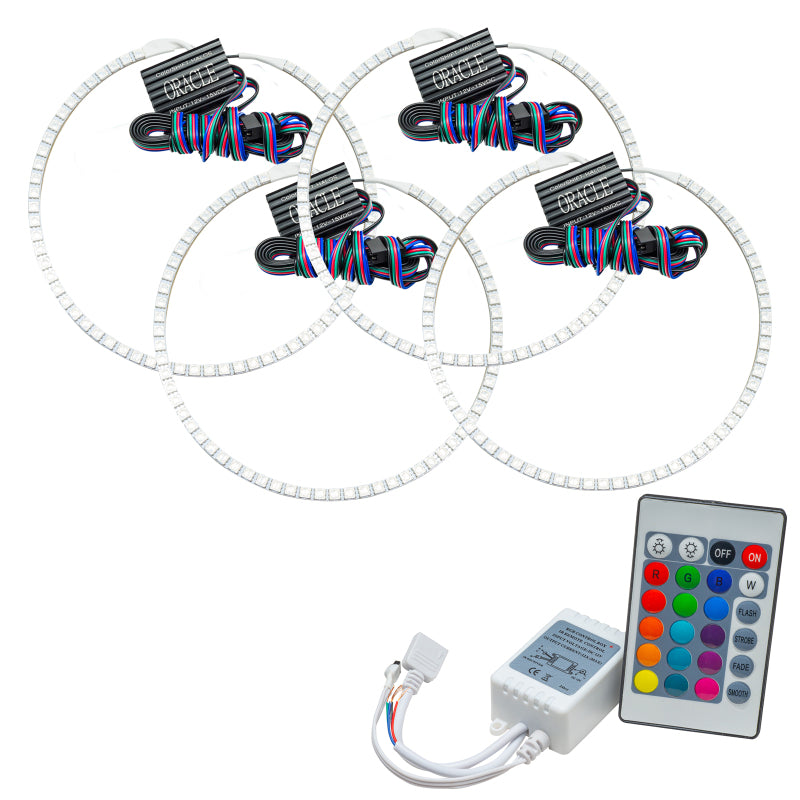 Oracle Jeep Grand Cherokee 05-10 Halo Kit - ColorSHIFT w/ Simple Controller SEE WARRANTY - 2335-504