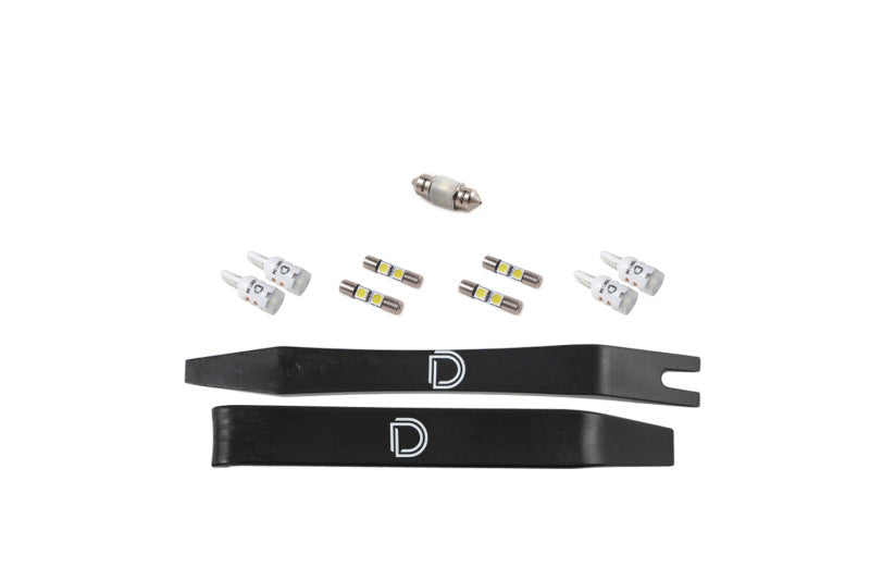 Diode Dynamics 16-23 Toyota Tacoma Interior LED Kit Cool White Stage 1 - DD0505 for 2016-2023 Toyota Tacoma - angle view