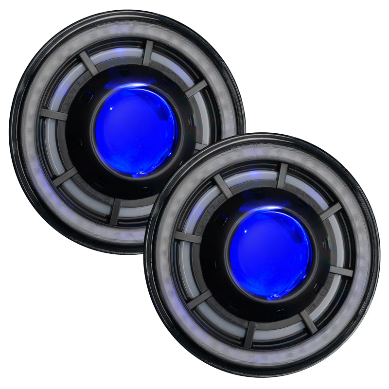 ORACLE Lighting 0718 Jeep Wrangler JK Oculus 7in ColorSHIFT BiLED Projector Headlights SEE WARRANTY - 5876-333