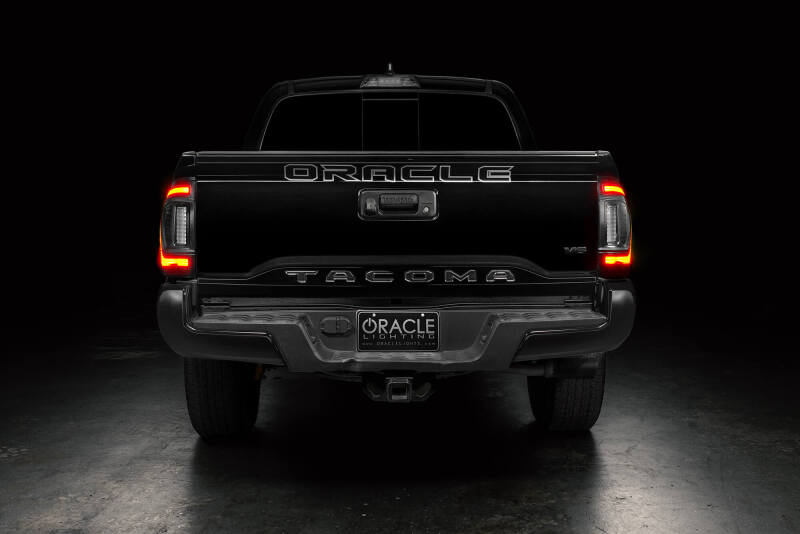Oracle Lighting 16-23 Gen 3 Toyota Tacoma Black Series Flush Style LED Tail Lights SEE WARRANTY - 5911-504-T