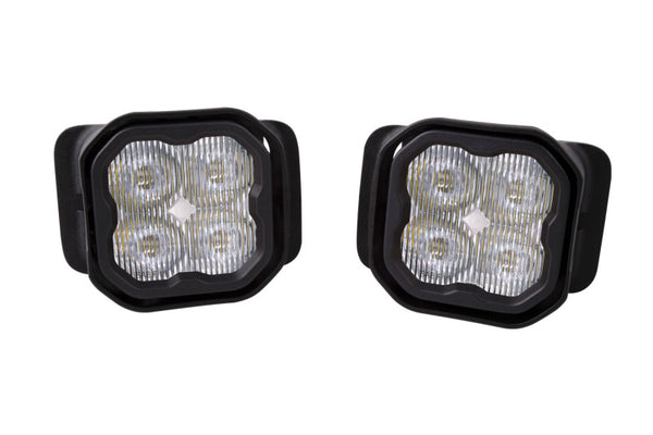 Diode Dynamics SS3 Pro Type F2 Kit ABL - White SAE Fog - DD7015 for 2015-2020 Ford F 150 - front view