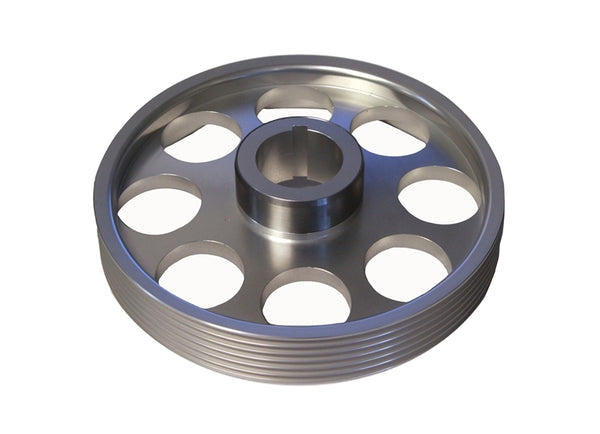 Torque Solution Lightweight Crank Pulley (Silver): Hyundai Genesis Coupe 3.8 2010+ - TS-GEN-005S for 2010-2016 Hyundai Genesi