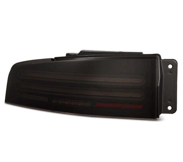 AlphaRex 23-25 Nissan Z Nova-Series Twin-Loop Style Prismatic LED Tail Lights - Alpha Black - 691020 for 2023-2025 Nissan Z -
