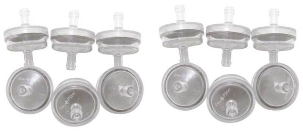 K&N Stainless Mesh Fuel Filter 12in LN Gas Filter .25in FLG 1.75in L - 81-0230 by K&N Engineering - front view